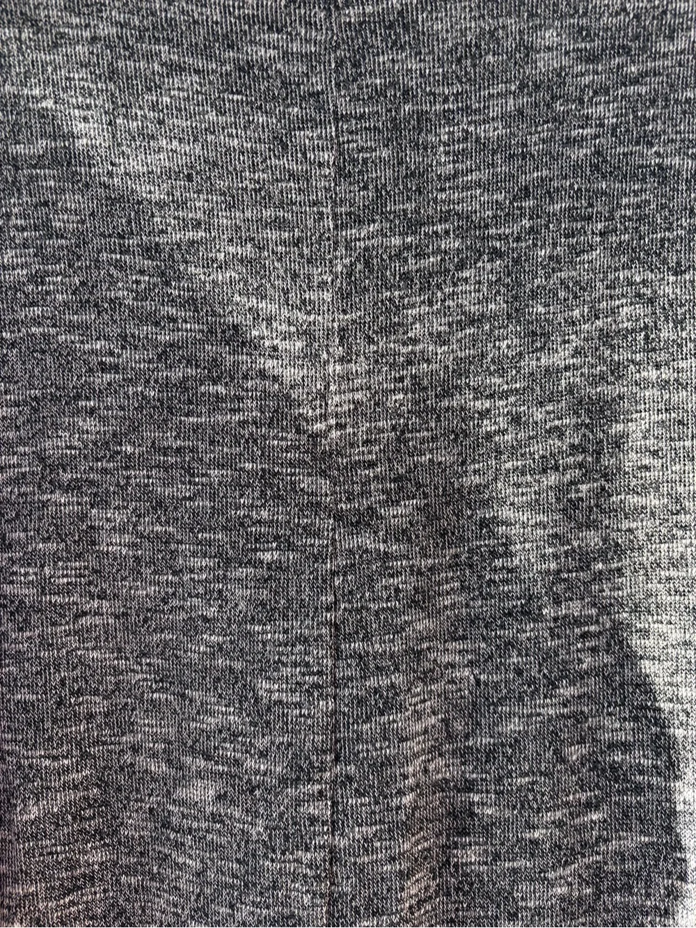 a.n.a Rich heathered gray lightweight sweater with foil bronze print